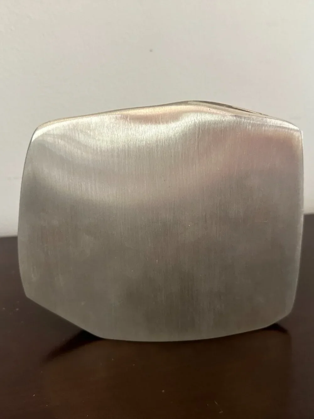 Vintage Helgi Joensen Modernist Brutalist Style Tinn Pewter Vase Made in Norway